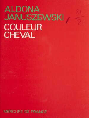 cover image of Couleur cheval